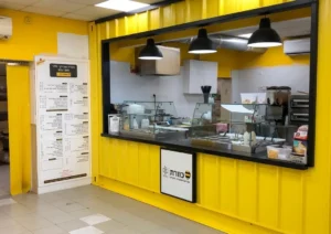 פרויקט הקמת ושיפוץ מסעדה ממכולה -שחפים בניה ושיפוצים